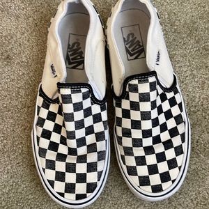 Vans checkers womens 8